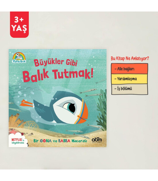 Abm Yayınevi Puffin Rock Büyükler Gibi Balık Tutmak