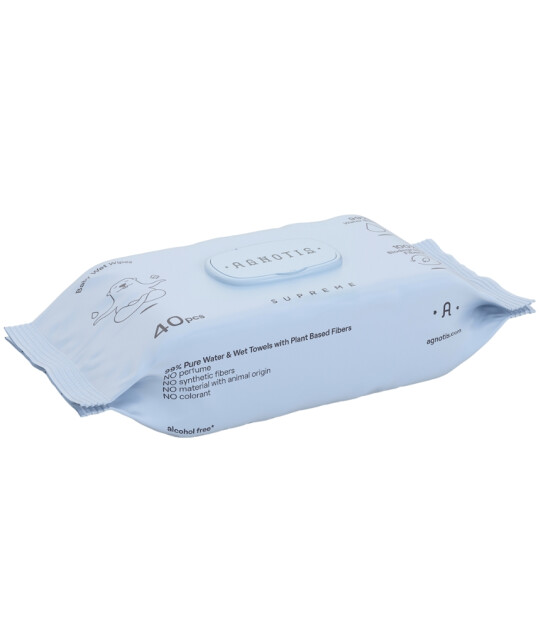 Agnotis Baby Supreme %99 Wet Wipes Islak Mendil (40 Adet * 3 Paket)