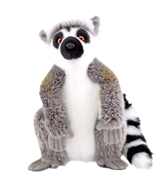 Animals Of The World Peluş Oturan Lemur (28 cm)