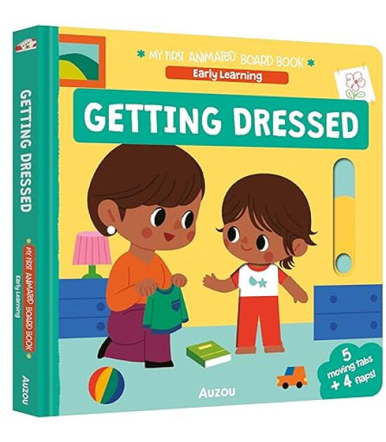 Auzou Publishing My First Animated Board Book: Getting Dressed (Early Learning)