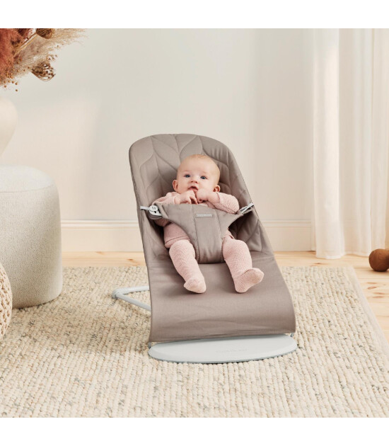 Babybjörn Bliss Petal Woven Cotton Çantalı Ana Kucağı // Sand Grey