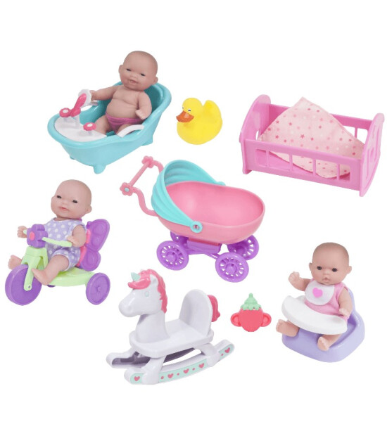 Berenguer Lots to Love Mini Bebek Evi ve 3 Mini Bebek