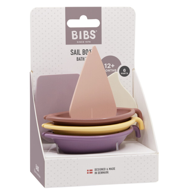 Bibs Sail Boat Set // Pink Mix