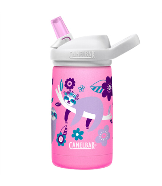 Camelbak Pipetli Çelik Termos Suluk Eddy+ (350 ml) // Flowerchild Sloth