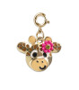 Charm It! Kolye & Bileklik Charm // Gold Flower Giraffe