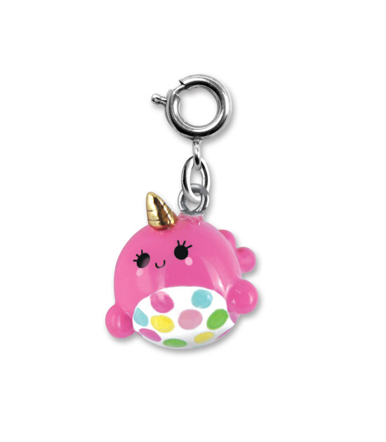 Charm It! Kolye & Bileklik Charm // Pink Narwhal