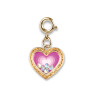 Charm It! Kolye & Bileklik Charm // Gold Heart Shaker