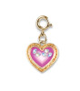 Charm It! Kolye & Bileklik Charm // Gold Heart Shaker