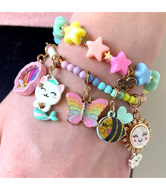 Charm It! Kolye & Bileklik Charm // Gold Purrmaid