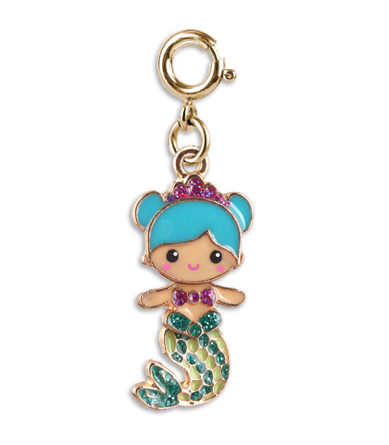 Charm It! Kolye & Bileklik Charm // Gold Swivel Mermaid