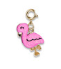 Charm It! Kolye & Bileklik Charm // Gold Glitter Flamingo