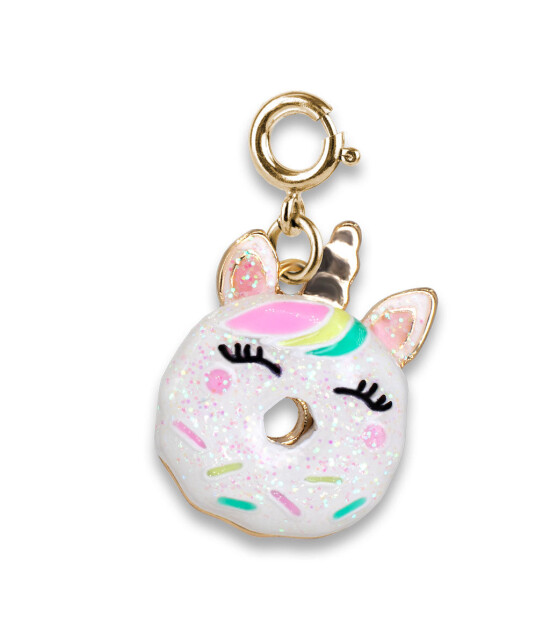 Charm It! Kolye & Bileklik Charm // Gold Unicorn Donut