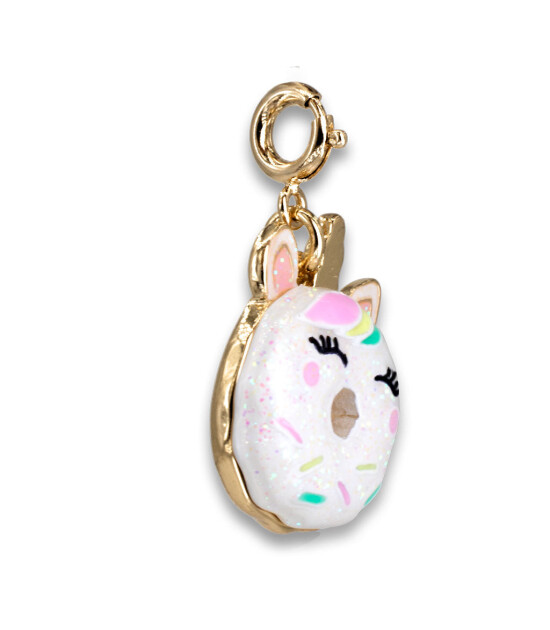 Charm It! Kolye & Bileklik Charm // Gold Unicorn Donut