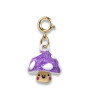 Charm It! Kolye & Bileklik Charm // Gold Glitter Mushroom