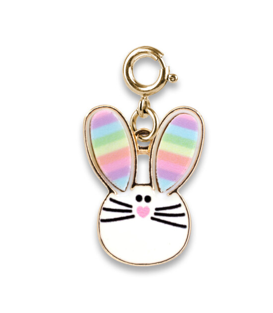 Charm It! Kolye & Bileklik Charm // Gold Rainbow Bunny