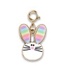 Charm It! Kolye & Bileklik Charm // Gold Rainbow Bunny