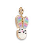 Charm It! Kolye & Bileklik Charm // Gold Rainbow Bunny