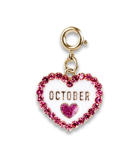 Charm It! Kolye & Bileklik Charm // Gold October Birthstone