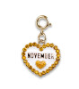 Charm It! Kolye & Bileklik Charm // Gold November Birthstone