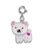 Charm It! Kolye & Bileklik Charm // Swivel Glitter Polar Bear