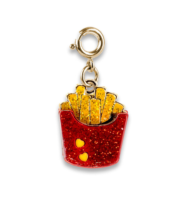 Charm It! Kolye & Bileklik Charm // Gold Glitter French Fries