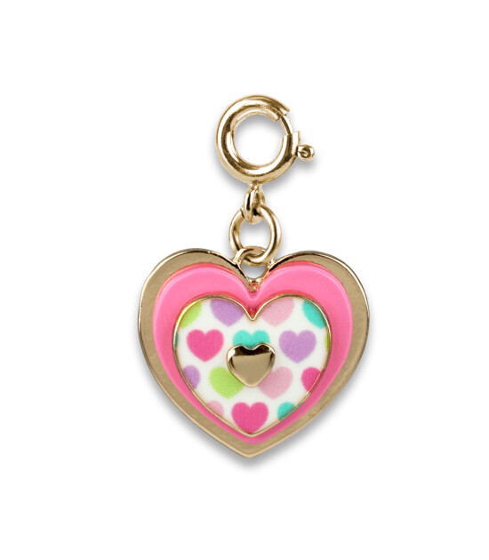 Charm It! Kolye & Bileklik Charm // Gold Layered Heart