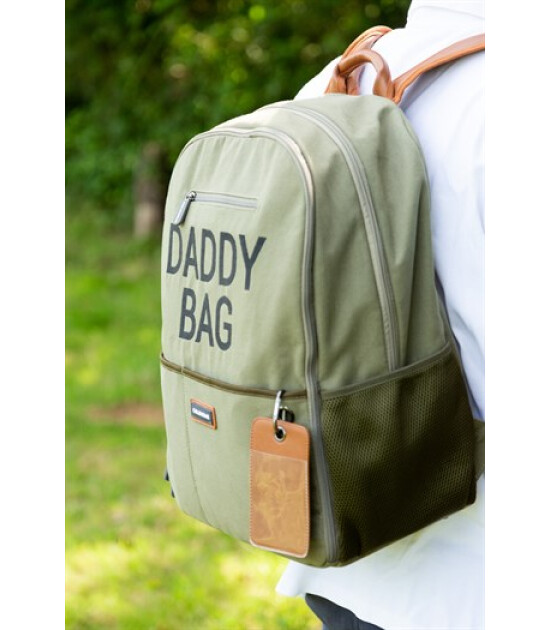 Childhome Daddy Bag Sırt Çantası Kanvas // Haki