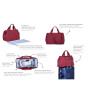 Childhome Mommy Bag Çanta // Urban Burgundy