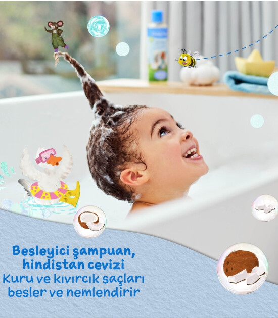 Childs Farm Kuru ve Kıvırcık Saçlar için Hindistancevizi Şampuan