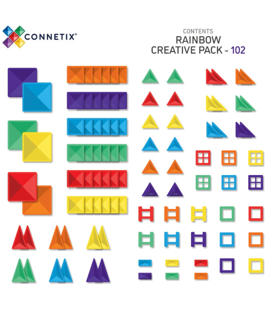 Connetix Rainbow Creative Set (102 Parça)