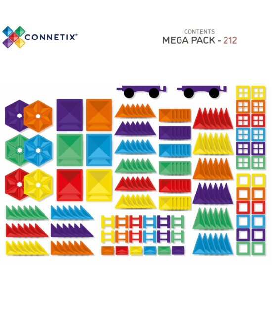 Connetix Rainbow Mega Set (212 Parça)