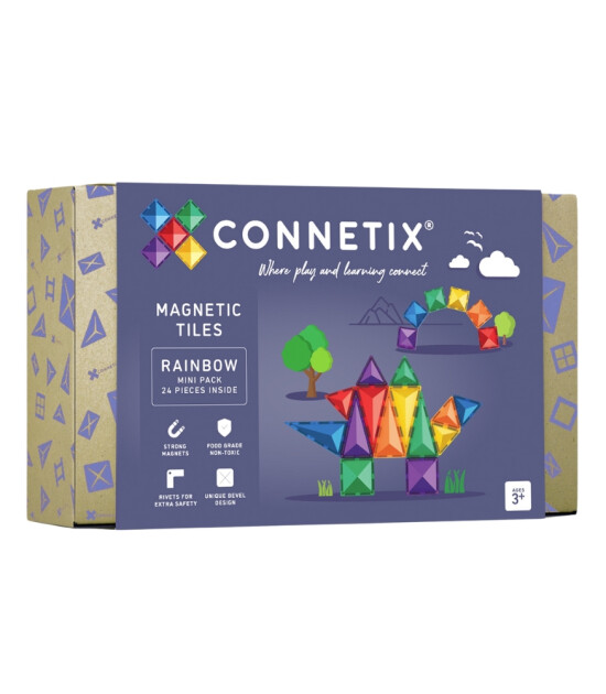 Connetix Rainbow Mini Set (24 Parça)