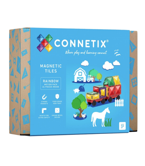 Connetix Rainbow Motion Set (24 Parça)