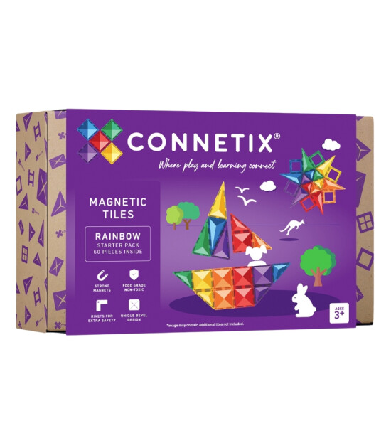 Connetix Rainbow Başlangıç Seti (60 Parça)