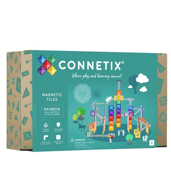 Connetix Rainbow Ball Run Set (92 Parça)