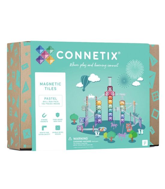 Connetix Pastel Ball Run Set (106 Parça)