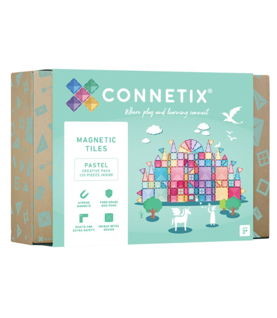 Connetix Pastel Creative Set (120 Parça)