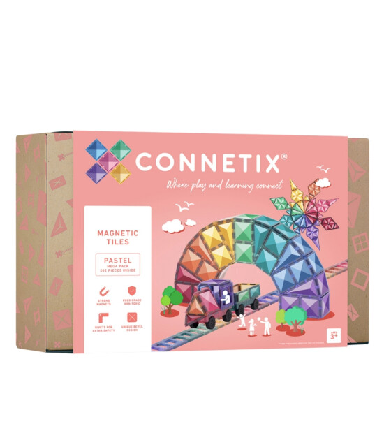 Connetix Pastel Mega Set (202 Parça)