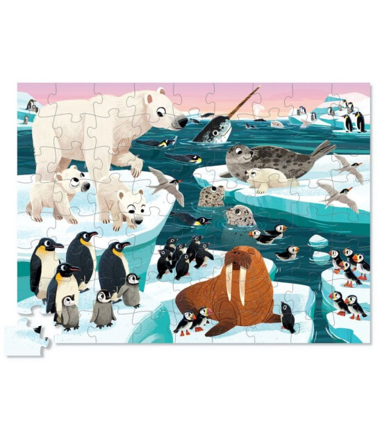 Crocodile Creek Puzzle // Arctic Animals (72 Parça)