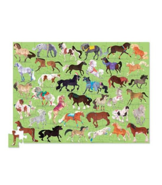 Crocodile Creek Puzzle // Horses (100 Parça)