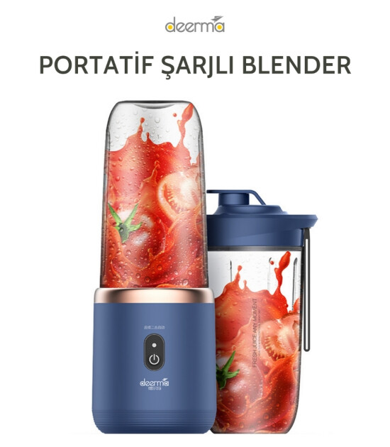 Deerma Portatif Şarjlı Blender