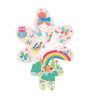 Floss & Rock Shaped Puzzle // Rainbow Fairy (20 Parça)