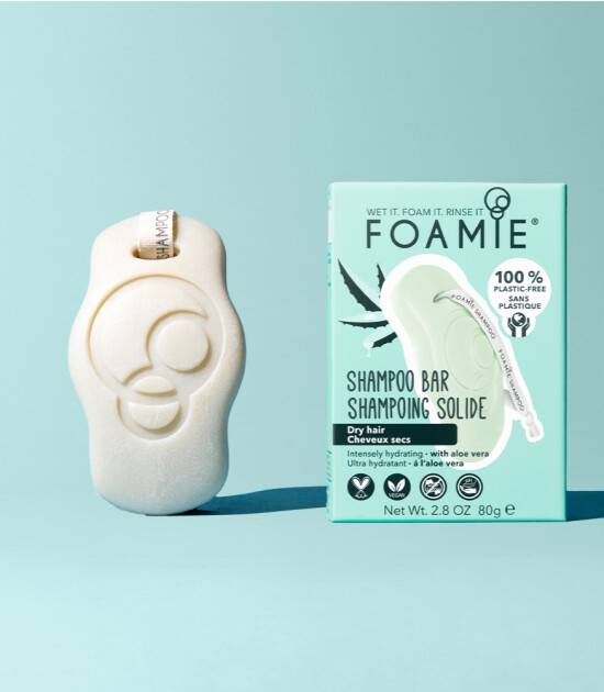 Foamie Aloe You Very Much Shampoo Bar Katı Şampuan // Kuru Saçlar