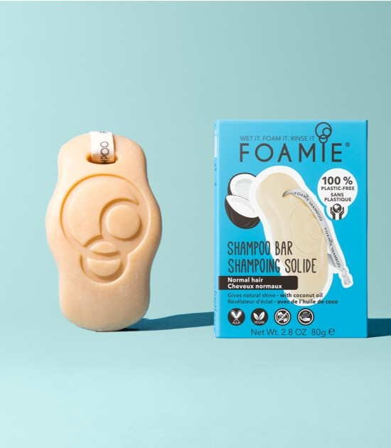 Foamie Shake Your Coconuts Katı Parlaklık Saç Kremi // Normal Saçlar