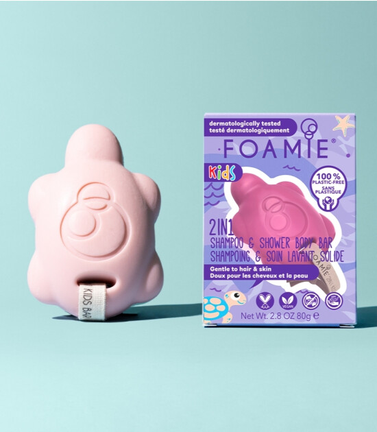 Foamie Kids Turtally Katı Saç ve Vücut Sabunu // Cute For Girls