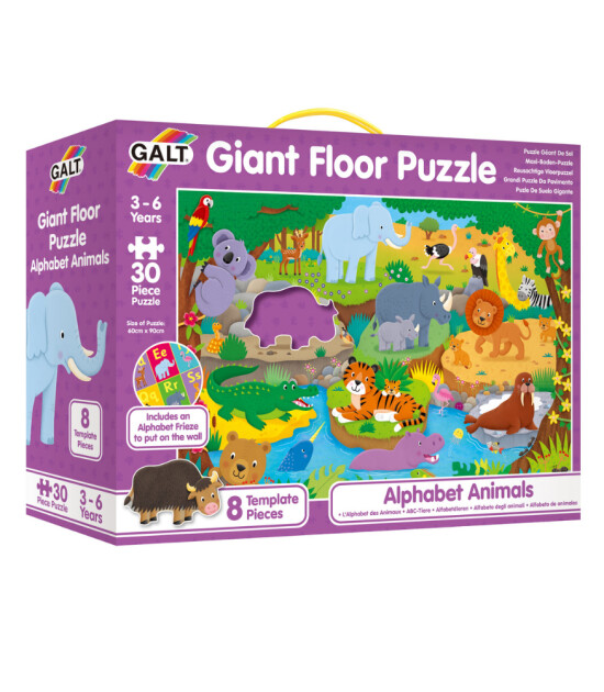 Galt Giant Floor Puzzle // Alphabet Animals (30 Parça)