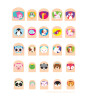 Girl Nation Lil Fingers Tırnak Sticker // Animal Friends