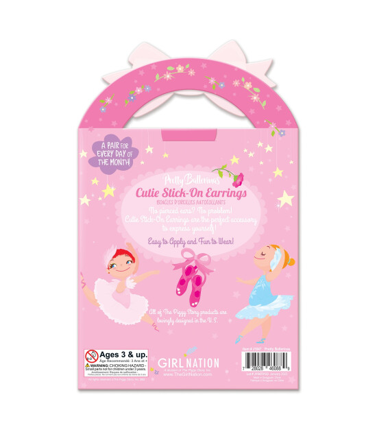 Girl Nation Cutie Sticker Küpe // Pretty Ballerinas