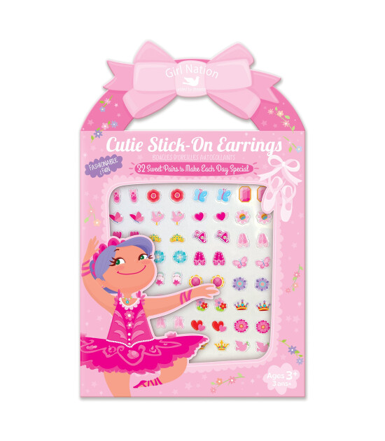 Girl Nation Cutie Sticker Küpe // Pretty Ballerinas