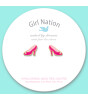 Girl Nation Cutie Küpe // Hot Pink Heels